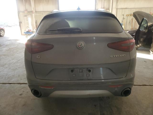 ZASFAKBNXJ7B80163 - 2018 ALFA ROMEO STELVIO TI ნაცრისფერი ფოტო 6