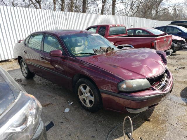 2G1WH52K639265703 - 2003 CHEVROLET IMPALA LS BURGUNDY photo 4