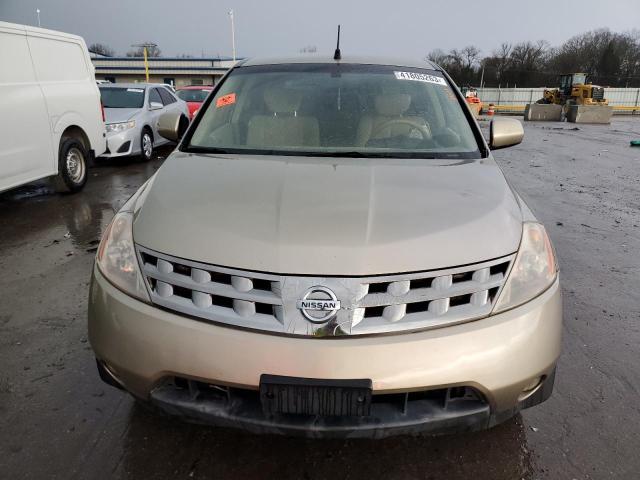 JN8AZ08W15W431555 - 2005 NISSAN MURANO SL GOLD photo 5