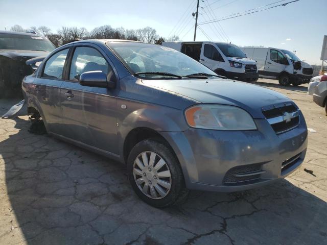 KL1TD56678B052386 - 2008 CHEVROLET AVEO BASE BLUE photo 4