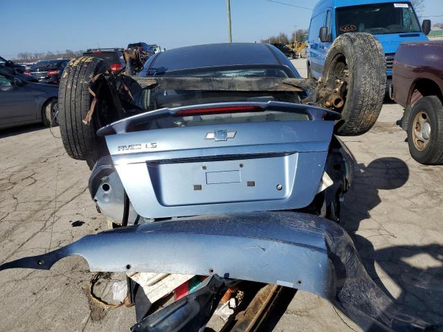 KL1TD56678B052386 - 2008 CHEVROLET AVEO BASE BLUE photo 6