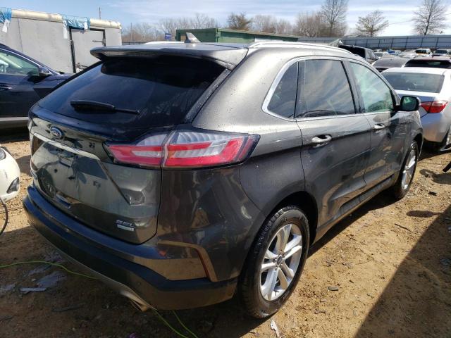 2FMPK3J97KBB35481 - 2019 FORD EDGE SEL GRAY photo 3