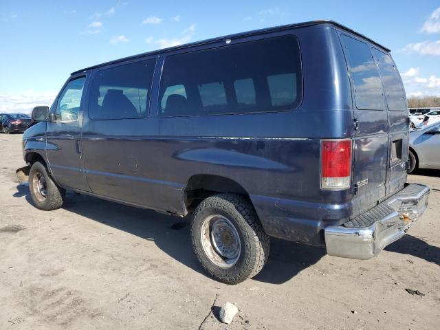 1FTNE24L02HA64633 - 2002 FORD E250 E250 VAN BLUE photo 2