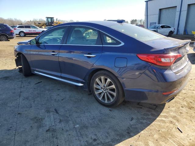 5NPE34AFXGH319510 - 2016 HYUNDAI SONATA SPORT BLUE photo 2