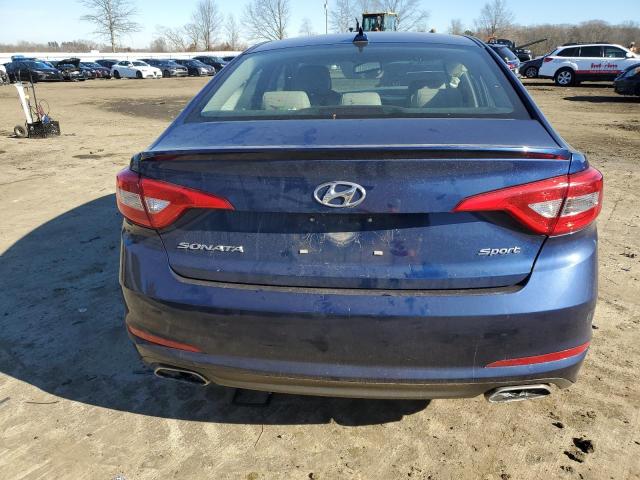 5NPE34AFXGH319510 - 2016 HYUNDAI SONATA SPORT BLUE photo 6