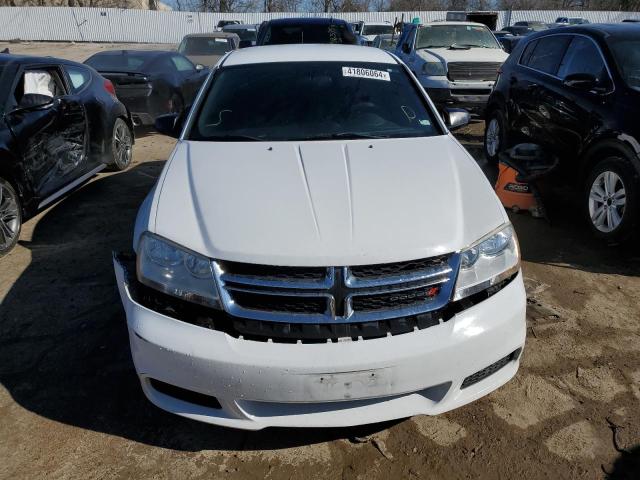 1C3CDZAB0EN189902 - 2014 DODGE AVENGER SE WHITE photo 5