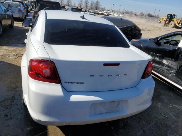 1C3CDZAB0EN189902 - 2014 DODGE AVENGER SE WHITE photo 6