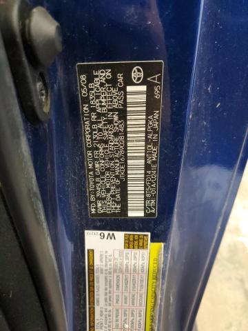 JTKDE167890281483 - 2009 TOYOTA SCION TC 蓝色 照片 12