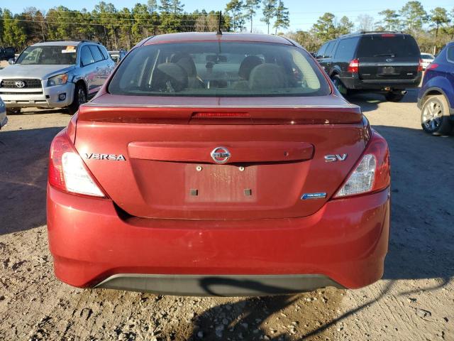 3N1CN7AP9GL859719 - 2016 NISSAN VERSA S RED photo 6