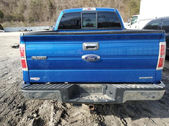 1FTFW1EF7EFA61099 - 2014 FORD F150 SUPERCREW BLUE photo 6