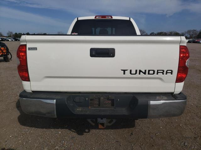 5TFRW5F18GX198718 - 2016 TOYOTA TUNDRA DOUBLE CAB SR/SR5 WHITE photo 6