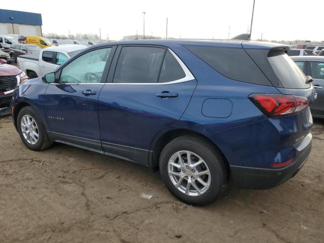 3GNAXKEV9NL172853 - 2022 CHEVROLET EQUINOX LT BLUE photo 2