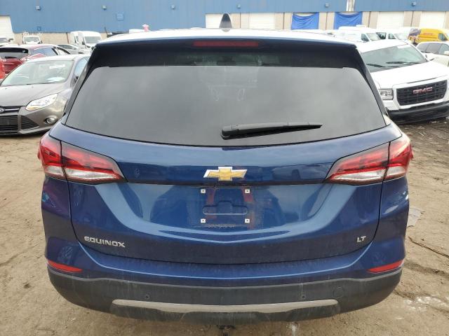 3GNAXKEV9NL172853 - 2022 CHEVROLET EQUINOX LT BLUE photo 6