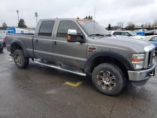 1FTWW31R29EA97547 - 2009 FORD F350 SUPER DUTY GRAY photo 4