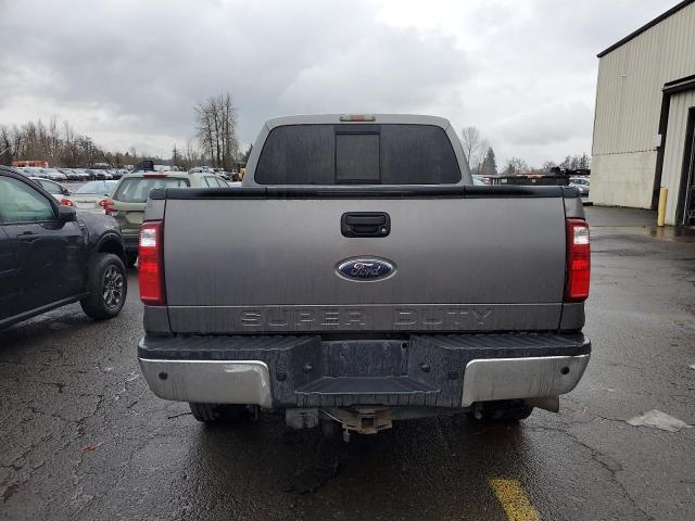 1FTWW31R29EA97547 - 2009 FORD F350 SUPER DUTY GRAY photo 6