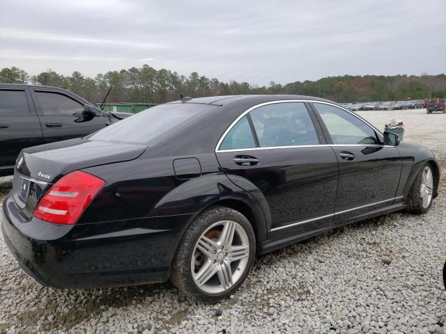 WDDNG9EB2DA533473 - 2013 MERCEDES-BENZ S 550 4MATIC BLACK photo 3