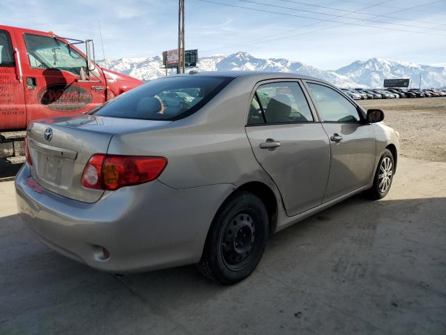1NXBU40EX9Z145824 - 2009 TOYOTA COROLLA BASE 金色 照片 3