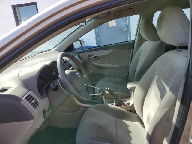 1NXBU40EX9Z145824 - 2009 TOYOTA COROLLA BASE 金色 照片 7