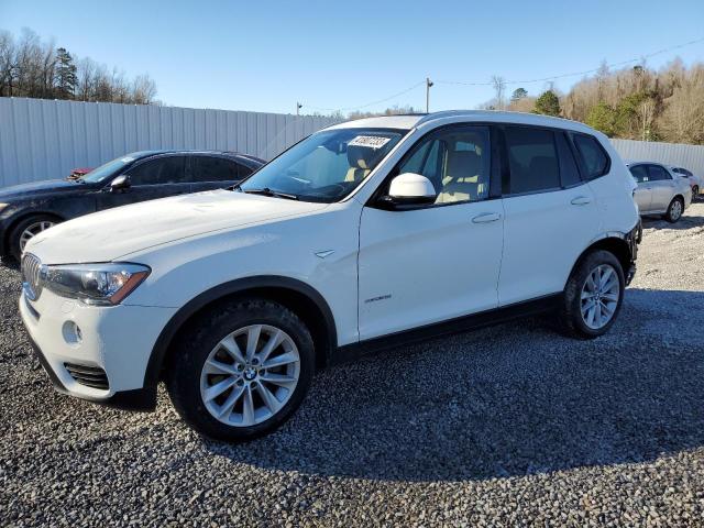 5UXWZ7C31H0V91769 - 2017 BMW X3 SDRIVE28I WHITE photo 1