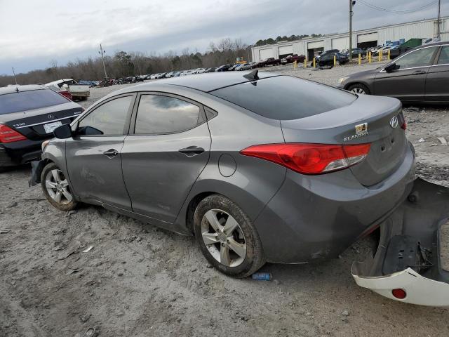 5NPDH4AEXDH341863 - 2013 HYUNDAI ELANTRA GLS GRAY photo 2