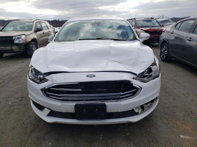 3FA6P0LU7JR270161 - 2018 FORD FUSION SE HYBRID WHITE photo 5