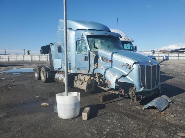 1XPBD49X6FD280916 - 2015 PETERBILT 579 BLUE photo 1