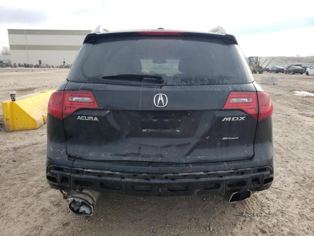 2HNYD2H31CH513320 - 2012 ACURA MDX TECHNOLOGY BLACK photo 6