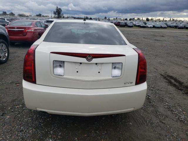 1G6DM57T260140386 - 2006 CADILLAC CTS WHITE photo 6