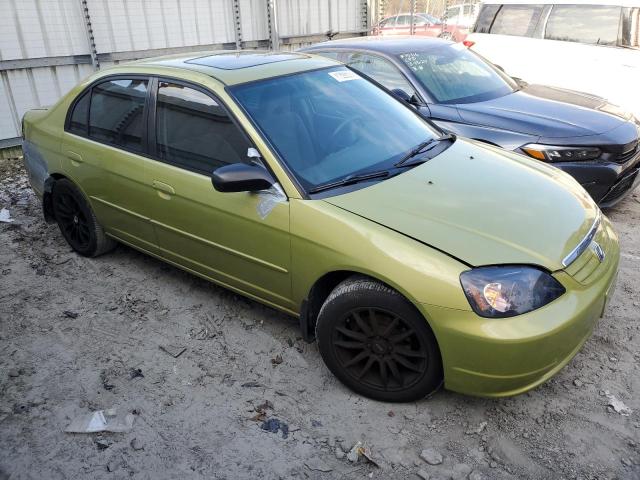 2HGES26733H577185 - 2003 HONDA CIVIC EX GREEN photo 4