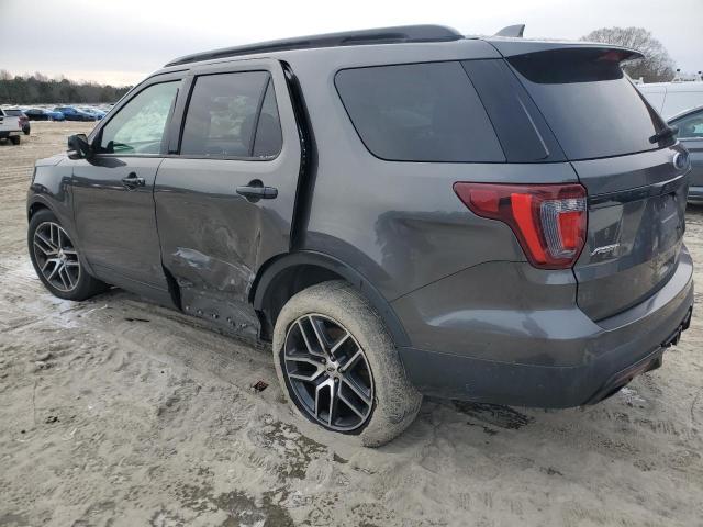 1FM5K8GT3GGA81748 - 2016 FORD EXPLORER SPORT فحمي صورة 2