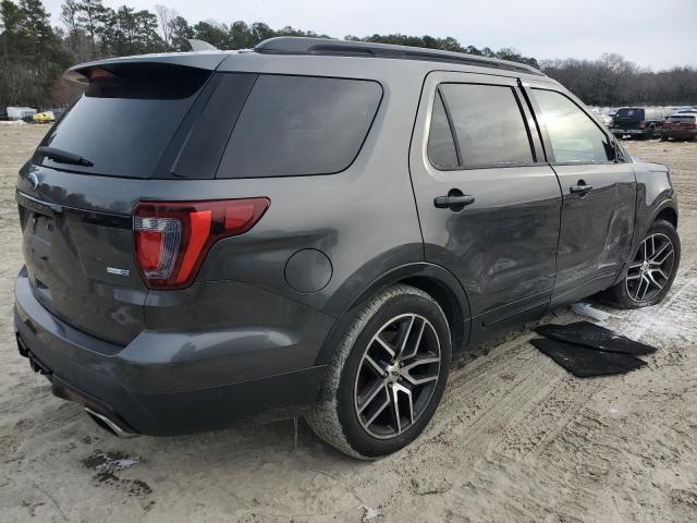 1FM5K8GT3GGA81748 - 2016 FORD EXPLORER SPORT فحمي صورة 3