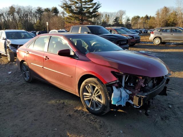 4T1BF1FK8HU774647 - 2017 TOYOTA CAMRY LE RED photo 4