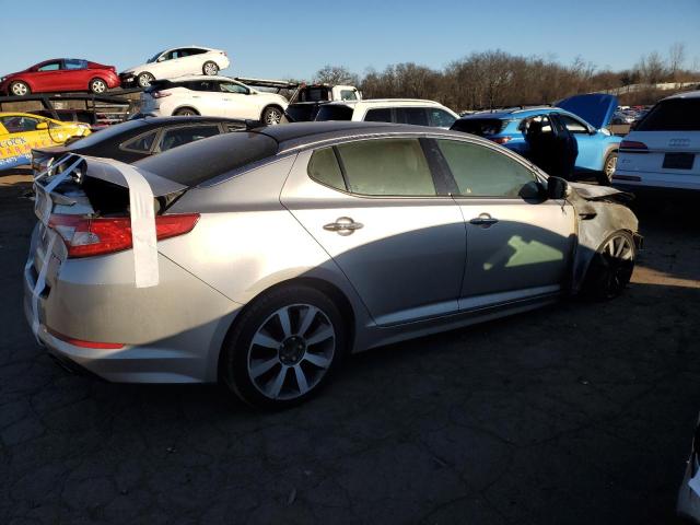 5XXGR4A64CG022682 - 2012 KIA OPTIMA SX SILVER photo 3