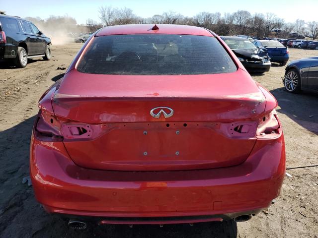 JN1FV7AR0JM481804 - 2018 INFINITI Q50 RED SPORT 400 RED photo 6