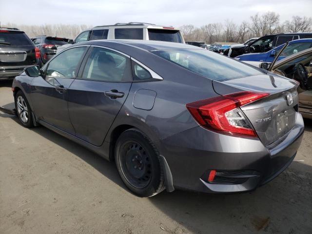 19XFC2F51JE038426 - 2018 HONDA CIVIC LX GRAY photo 2