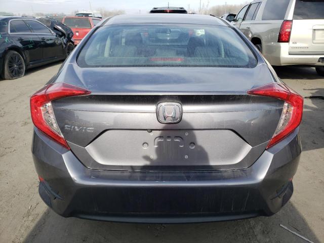 19XFC2F51JE038426 - 2018 HONDA CIVIC LX GRAY photo 6