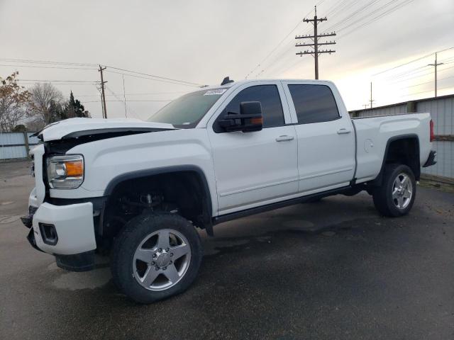 1GT12REY1KF137577 - 2019 GMC SIERRA K2500 SLT WHITE photo 1