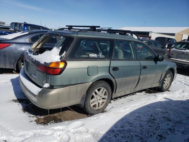 4S3BH675947645247 - 2004 SUBARU LEGACY OUTBACK AWP GREEN photo 3