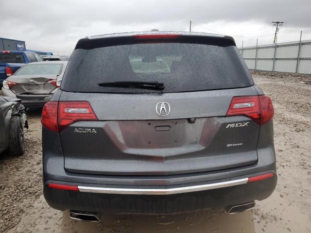 2HNYD2H21AH524550 - 2010 ACURA MDX GRAY photo 6