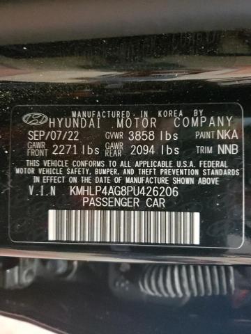 KMHLP4AG8PU426206 - 2023 HYUNDAI ELANTRA LIMITED BLACK photo 13