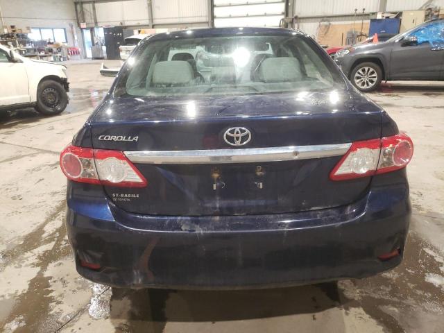 2T1BU4EE1BC588914 - 2011 TOYOTA COROLA BASE BLUE photo 6