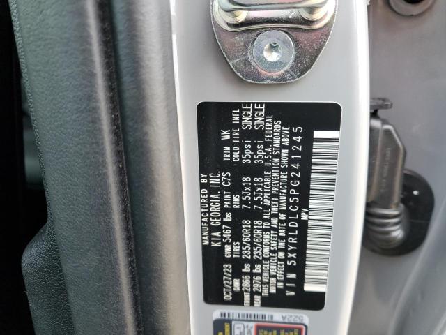 5XYRLDLC5PG241245 - 2023 KIA SORENTO S GRAY photo 13