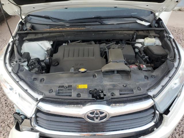 5TDJKRFH3FS132336 - 2015 TOYOTA HIGHLANDER XLE WHITE photo 12