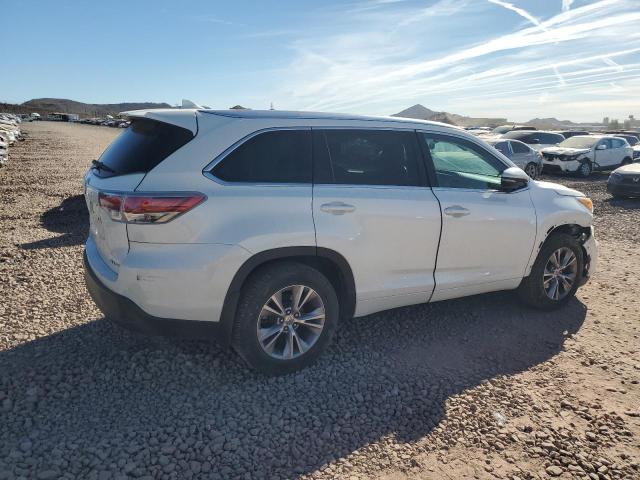 5TDJKRFH3FS132336 - 2015 TOYOTA HIGHLANDER XLE WHITE photo 3
