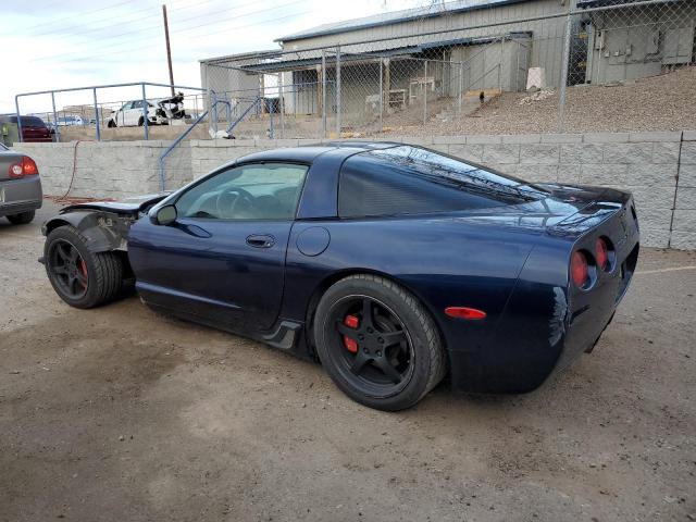 1G1YY22G415119636 - 2001 CHEVROLET CORVETTE BLUE photo 2