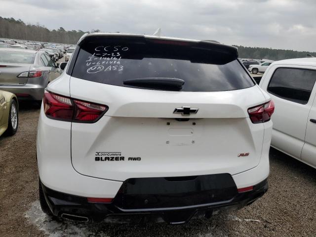 3GNKBJRS3KS641496 - 2019 CHEVROLET BLAZER RS WHITE photo 6