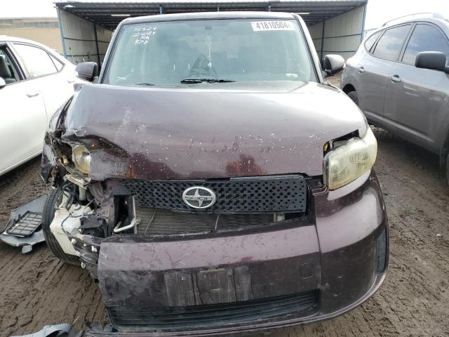 JTLKE50E581021777 - 2008 TOYOTA SCION XB BURGUNDY photo 5