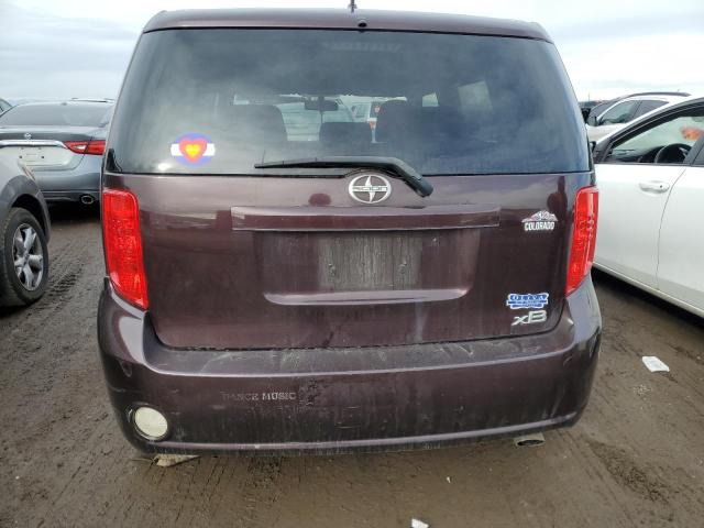 JTLKE50E581021777 - 2008 TOYOTA SCION XB BURGUNDY photo 6