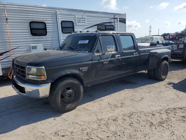 1FTJW35F4TEA39098 - 1996 FORD F350 BLACK photo 1