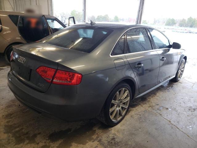 WAUEFAFL2CN019391 - 2012 AUDI A4 PREMIUM PLUS GRAY photo 3